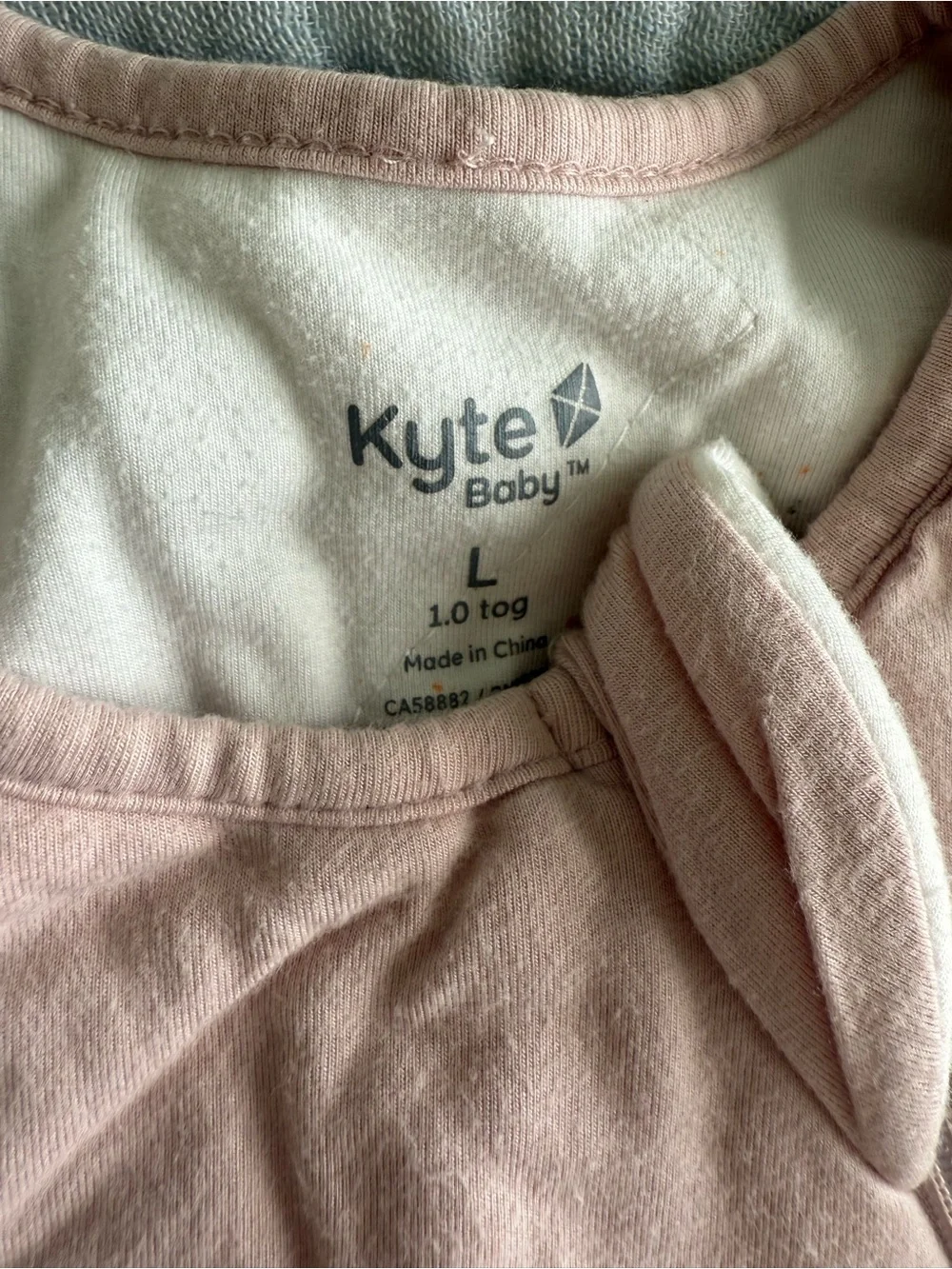 Kyte BABY Light Pink Sleeveless Sleep Sack Top